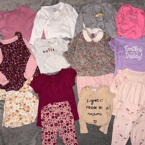 Assorted Baby Girl Clothing Sets & individual 3m & 3-6M